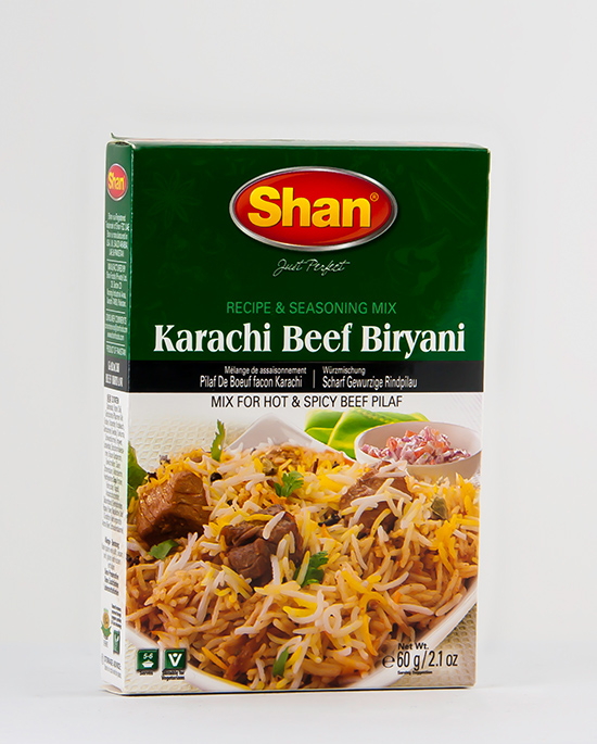 Shan Karachi Beef Biryani, 60g, Spicelands