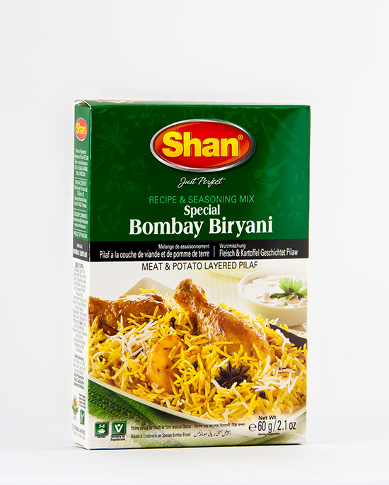 Shan, Gewürzzubereitung für Biryani, Bombay Biryani 60g, Spicelands