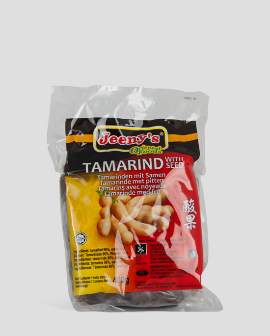 Jenny's, Tamarinde mit Kerne (with Seeds), 400g Produktbeschreibung Tamarinde mit Kerne (with Seeds), Spicelands