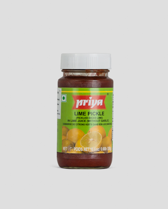 Priya, Lime Pickle, 300g Produktbeschreibung Lime Pickle without Garlic
