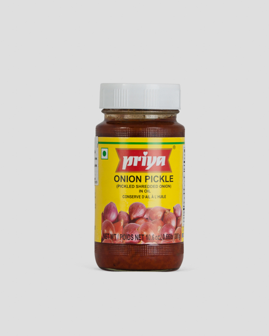 Priya, Onion Pickle, 300g Produktbeschreibung Onion Pickle in Oil