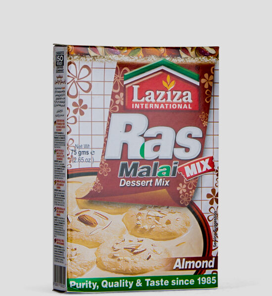 Laziza Rasmalai Mix Almond, Süße Mischung mit Mandel, 75g Produktbeschreibung Desser Mix, Süße Mischung mit Mandel für Milchbälchen in Sirup, Spicelands