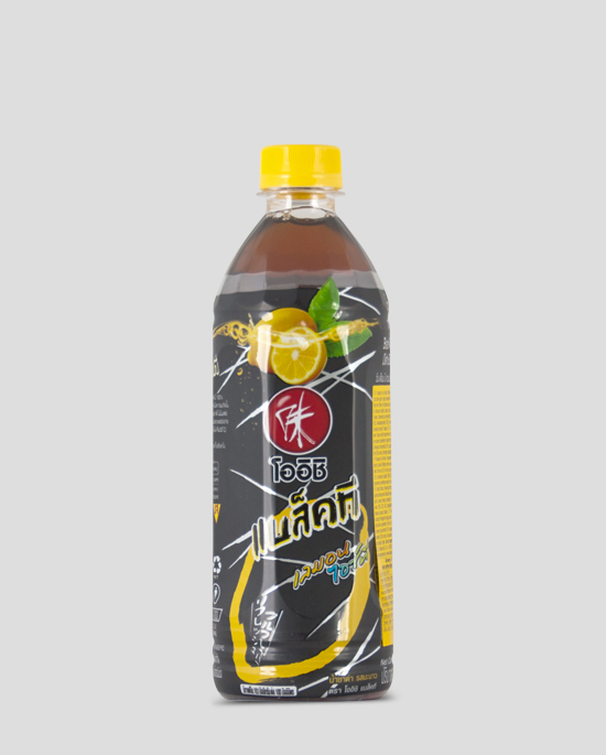 Oishi, Schwarzer Tee Zitronen Getränk, 500ml | Spicelands.de