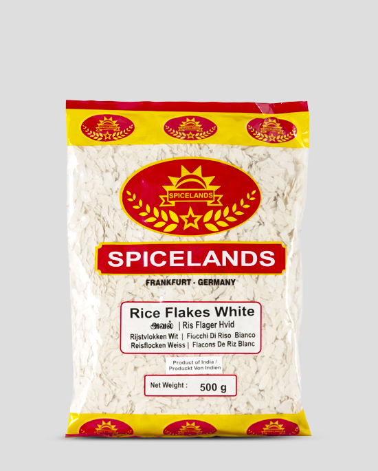 Spicelands, Rice Flakes, Pawa, Reisflocken, White, 500g