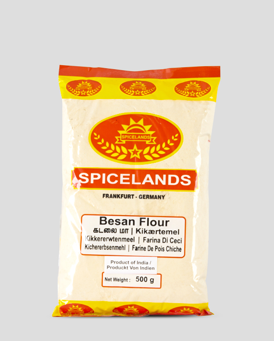 Spicelands, Besan Flour, Gram Flour, Kichererbsenmehl, 500g Hergestellt in Indien. Zutaten