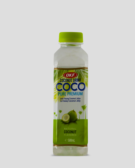 Produktbeschreibung Getränk mit Kokosnuss Geschmack.
