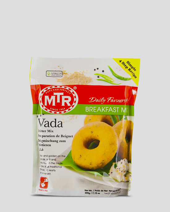 MTR Vada Mix 200g Produktbeschreibung Vada Mix - Spice up your dish with this authentic Vada Mix.