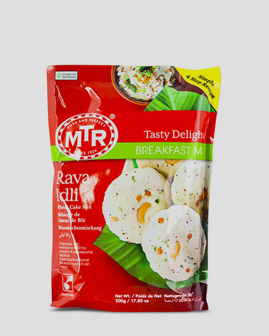 MTR Rava Idli Mix 500g Produktbeschreibung Rava Idli Mix - Spice up your dish with this authentic Rava Idli Mix.