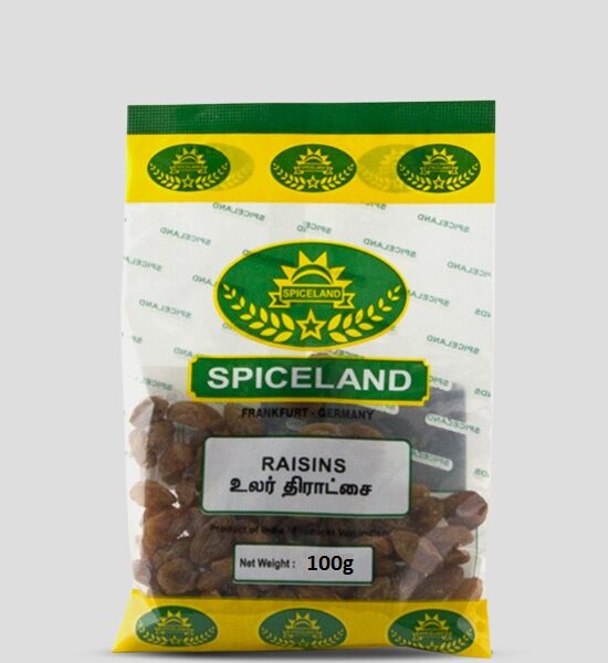 Spicelands Raisins 100g, Copyright Spicelands