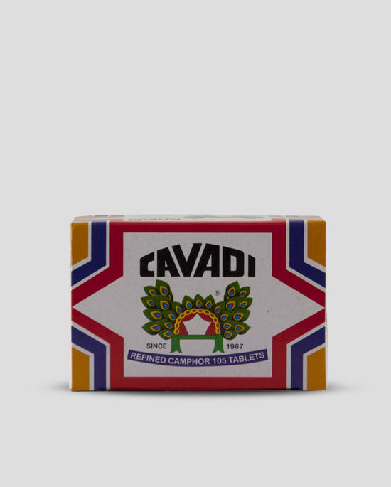 Cavadi Camphor 105 tablets, Copyright Spicelands