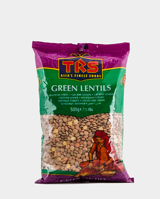 TRS Green Lentils 500g, Spicelands