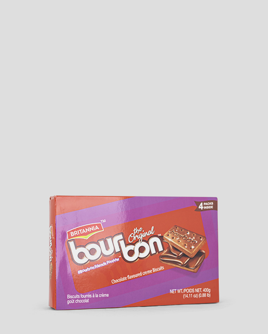 Britannia Bourbon Chocolate flavoured creme Biscuits 400g