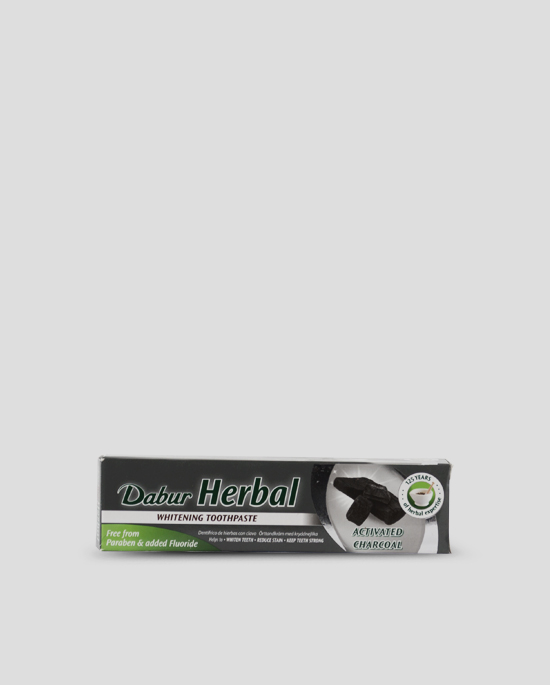 Dabur Herbal Activated Charcoal Whitening Toothpaste 100ml