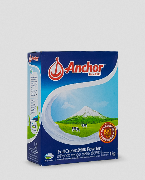 Anchor Full Cream Milk Powder 1kg