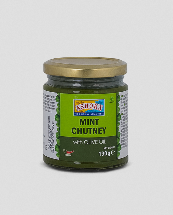 Ashoka Mint Chutney mit Olivenöl 190g