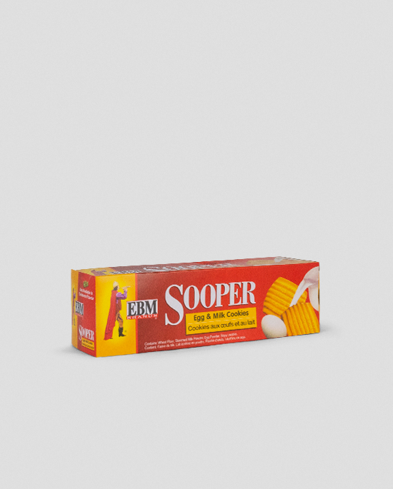 EBM Sooper Egg & Milk Cookies 112g