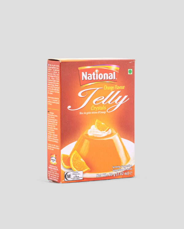 National Jelly Crystal – Orange 80g