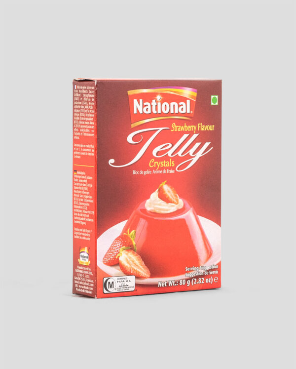National Jelly Crystal – Strawberry 80g