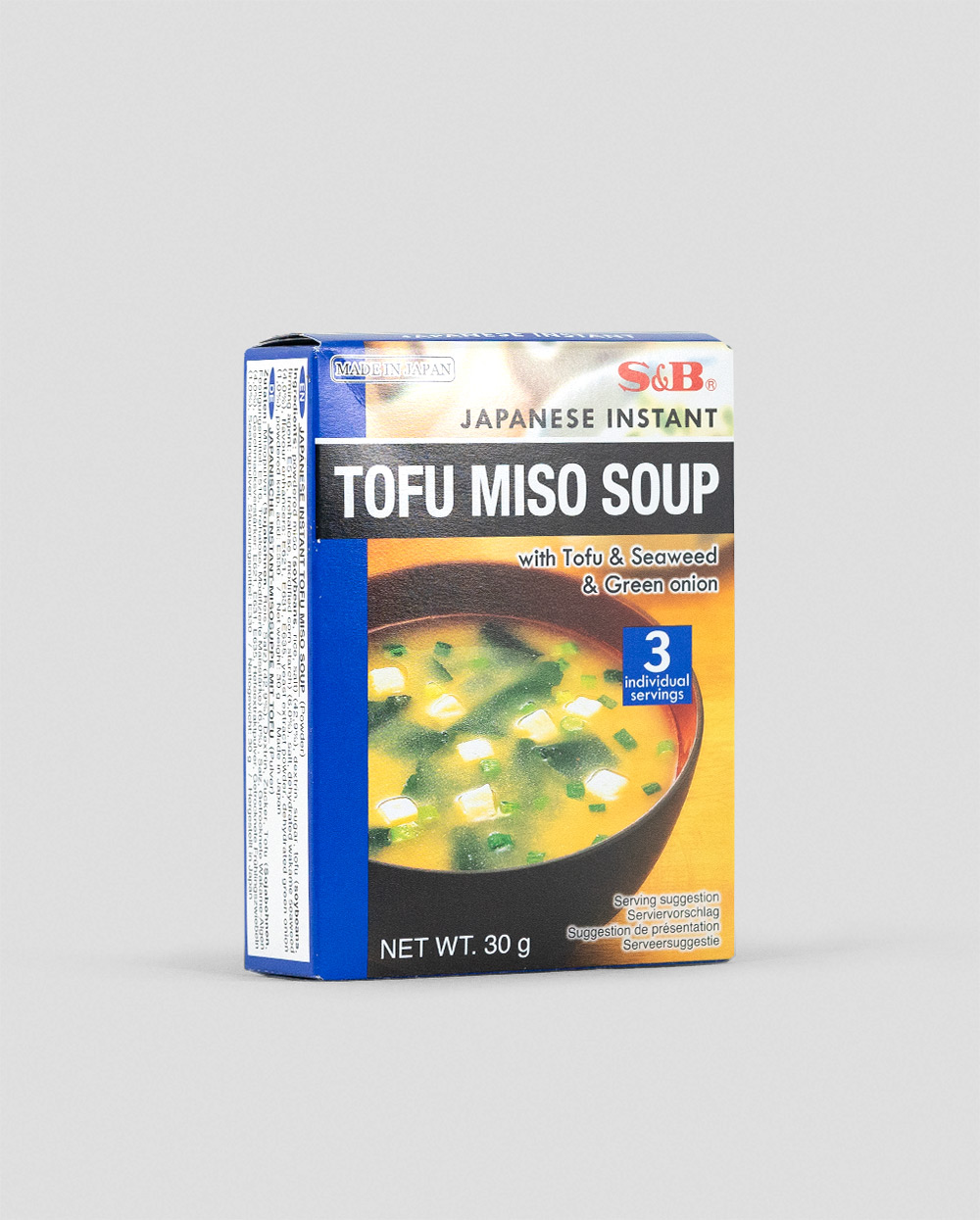 S&B Instant Tofu-Miso-Suppe 30g
