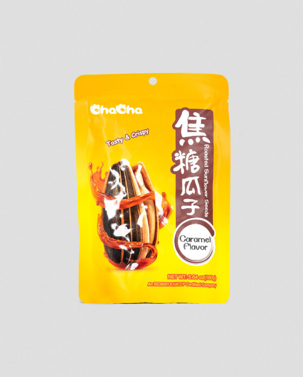 Chacha Roasted Sunflower Seeds Caramel Flavour 160g