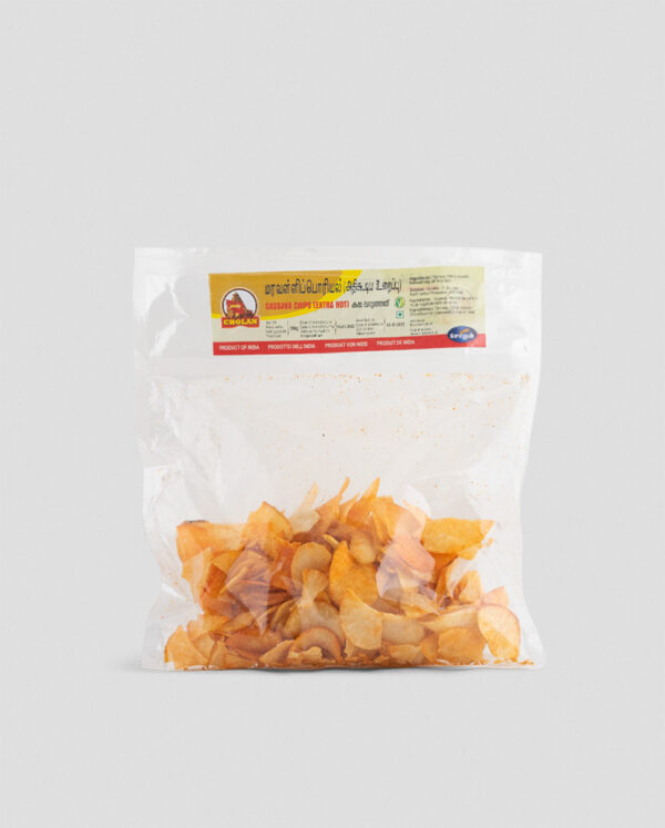 Cholan Cassava Chips extra Hot 150g