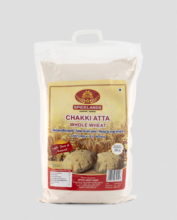 Spicelands Whole Wheat Chakki Atta 5kg
