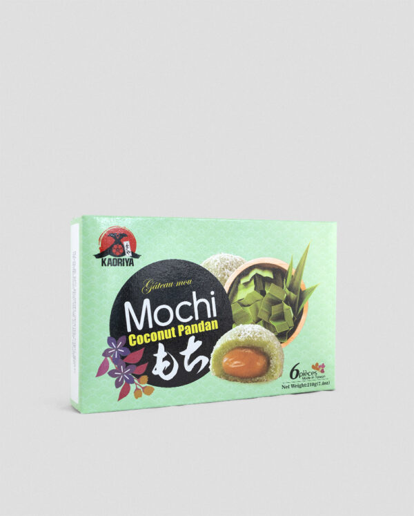 Kaoriya Mochi Coconut Pandan (6 Stück) 210g