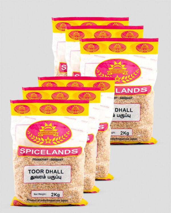 Spicelands Toor Dal - Linsen geschält 6 x 2kg