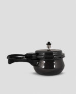 Premier Cucina Trendy Black Handi Pressure Cooker With Glass Lid 3 LTR