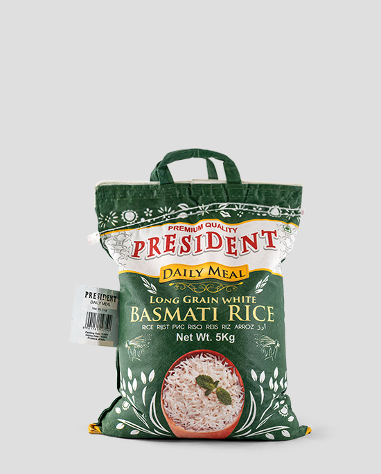 President Long Grain White Basmati Rice 5kg