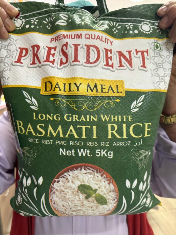 President Long Grain White Basmati Rice 5kg