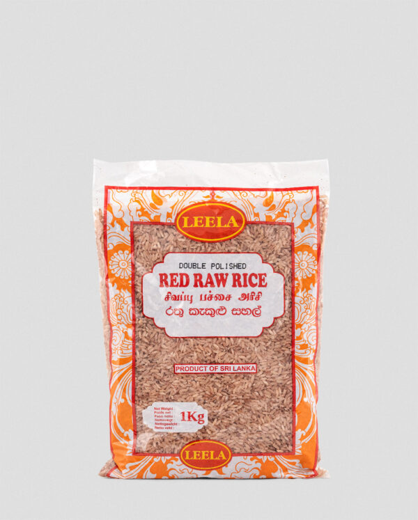 Leela Red Raw Rice Double Polished 1kg
