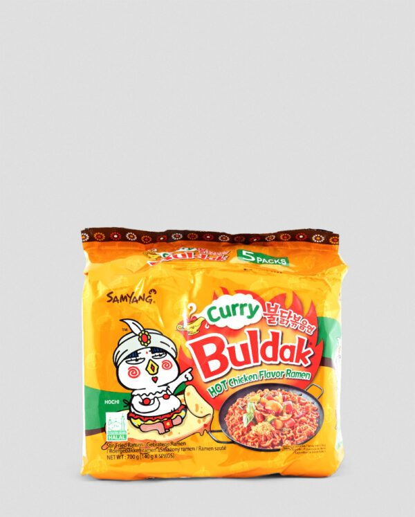 Samyang Buldak Hot Chicken Ramen Curry 5 x 140g