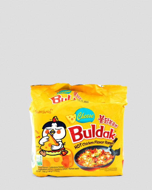 Samyang Buldak Hot Chicken Ramen Käse 5 x 140g