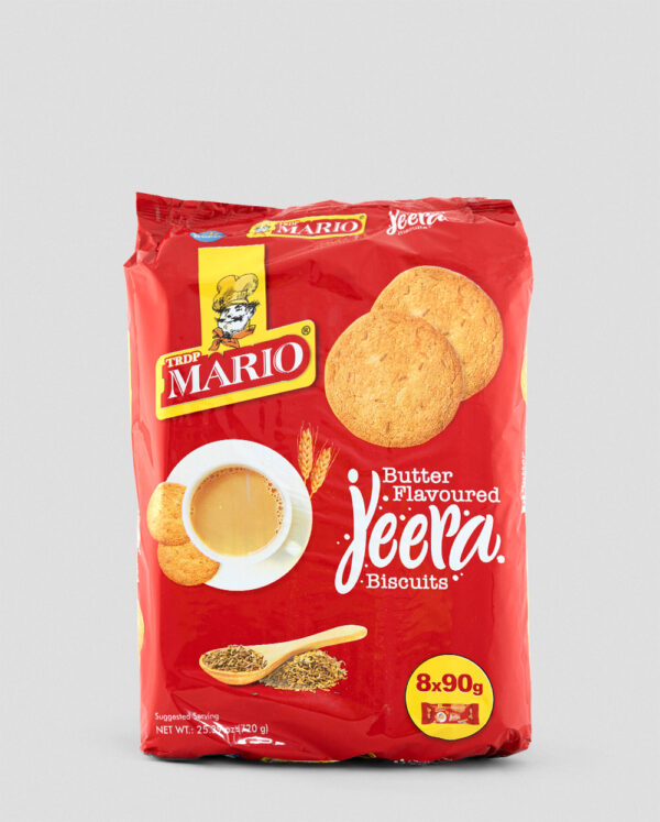 Mario Jeera Biscuits (8 x 90g) 720g