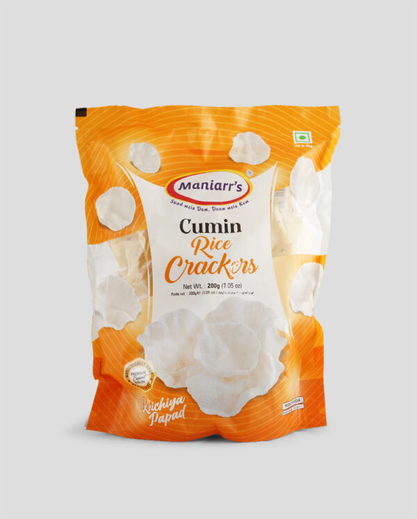 Maniarrs Cumin Rice Crackers (Khichiya) 200g
