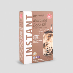 O's Bubble Instant Marbling Boba Kit Coffee 4 x 60g