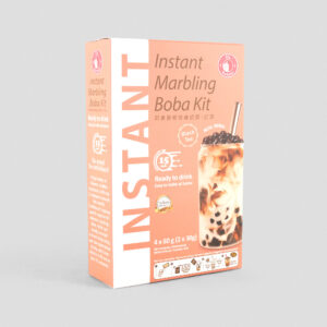 O's Bubble Instant Marbling Boba Kit Black Tea 4 x 60g