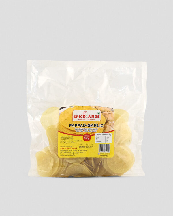 Spicelands Pappad Garlic 200g