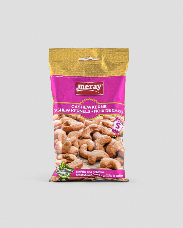 Meray Cashewkerne geröstet und gesalzen 85g