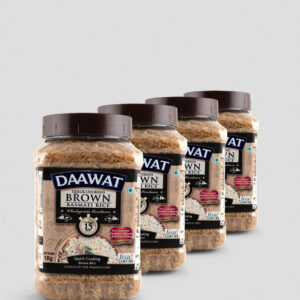 Daawat Brown Basmati Rice 4 x 1kg