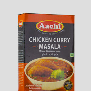 Aachi Chicken Curry Masala 200g Produktbeschreibung Gewürzmischung für Hühnchen Curry Masala - Make authentic & savory Chicken Curry with this easy to use spice mix.