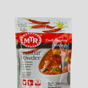 MTR Sambar Powder 200g Produktbeschreibung Sambar Powder - Spice up your dish with this authentic sambar powder.