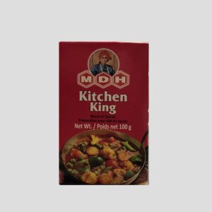 MDH Kitchen King 100g Produktbeschreibung Gewürzzubereitung für Gemüse mit Hüttenkäse. Die perfekt abgestimmte Gewürzmischung von MDH erleichtert Ihnen die Zubereitung indischer / pakistanische Küche. MDH Kitchen King