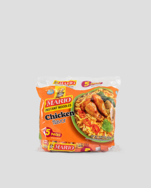 Mario Instant Nudeln Chicken Flavour (5 x 85g) 425g