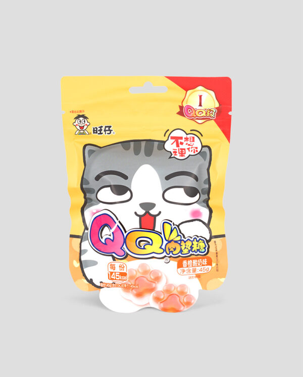 Wantwant QQ Gummibonbons Orangen & Joghurt 45g